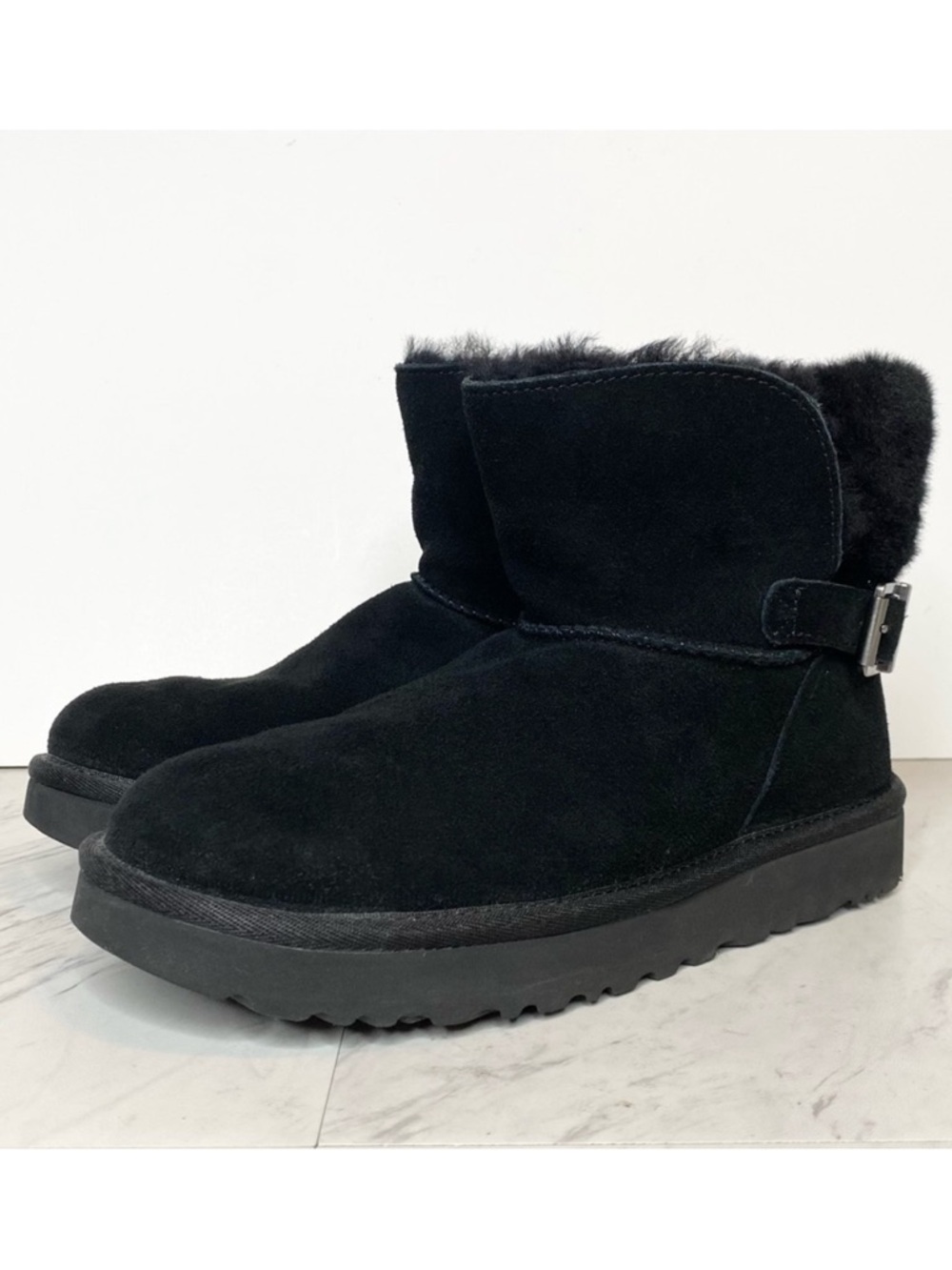UGG Karel Black Mini Winter Boot 6